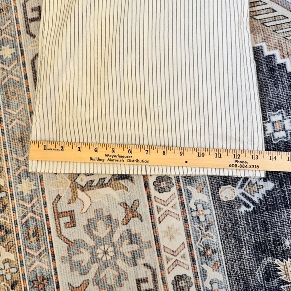 Lulus Women’s Coastal Air White Striped Tie-Back Culotte Jumpsuit Size Medium - Picture 16 of 16